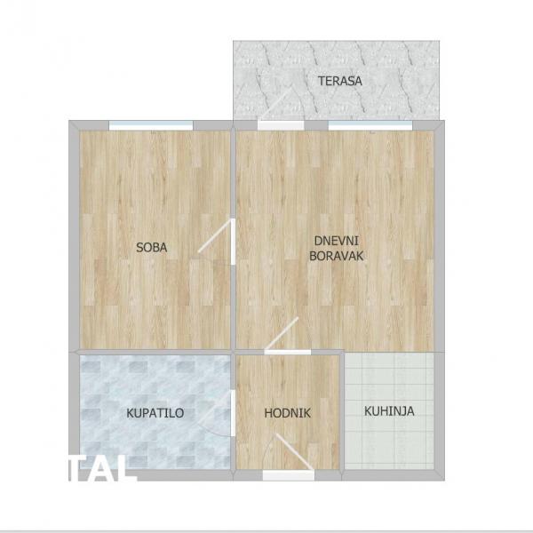 Slika 10 - Stan,NOVI SAD,BULEVAR EVROPE,kv: 43.00, € 130000, ID: 1101666