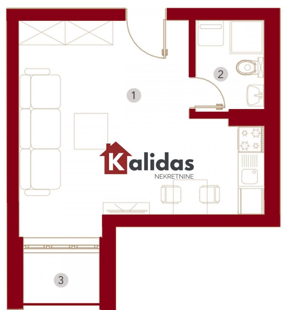 Slika 4 - Stan,NOVI SAD,TELEP,kv: 30, € 92700, ID: 1008391