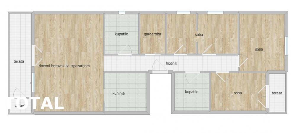 Slika 1 - Stan,PETROVARADIN,PETROVARADIN,kv: 98.00, € 233000, ID: 1101936