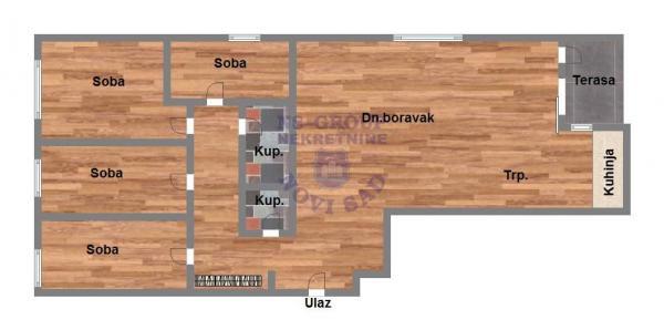 Glavna slika -504362 - Petosoban 220m2 Telep