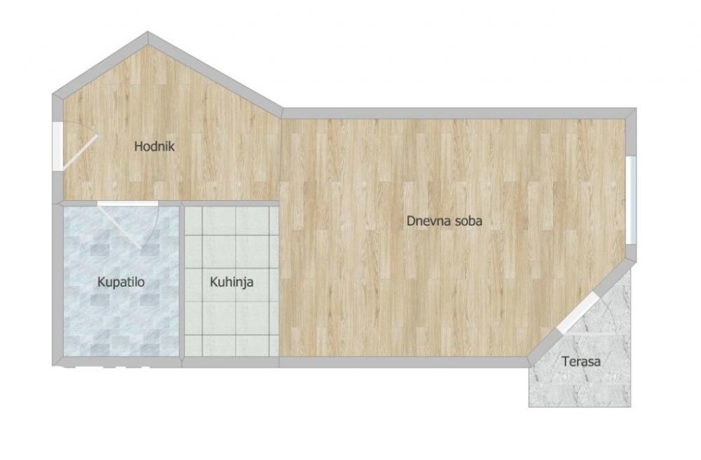 Slika 8 - Stan,NOVI SAD,CENTAR,kv: 26.00, € 85000, ID: 1101713