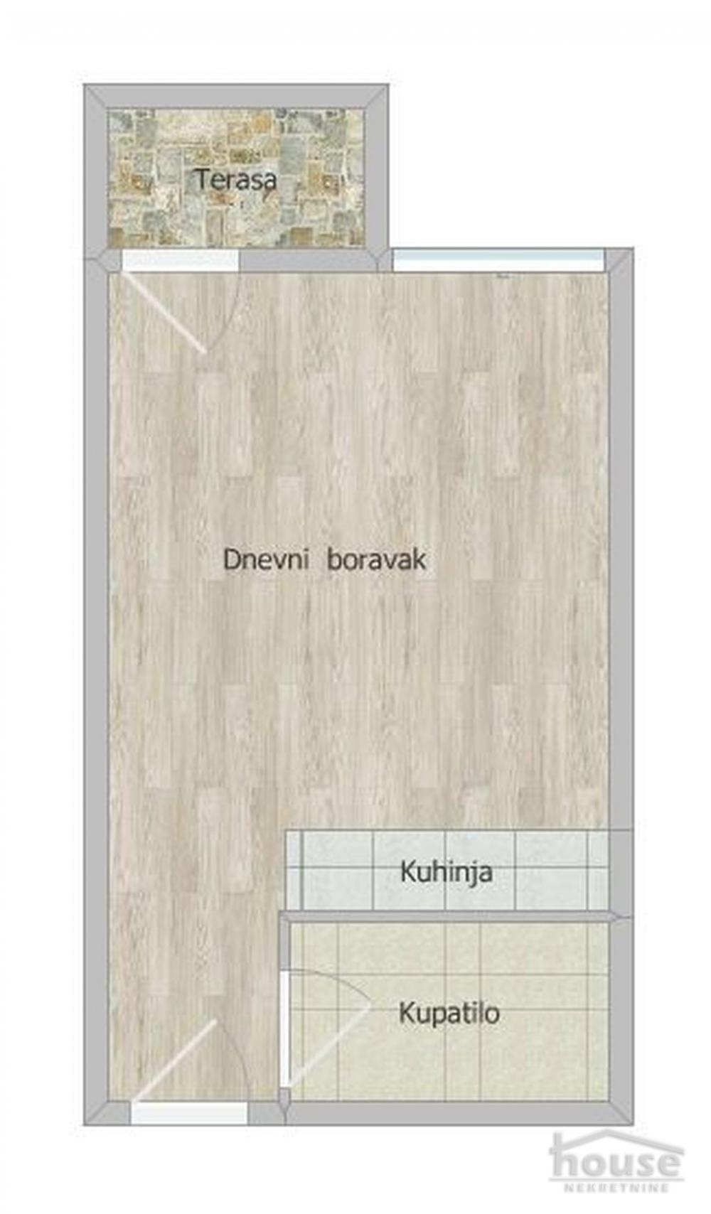 Slika 1 - Stan,NOVI SAD,ZELEZNICKA STANICA,kv: 51.00, € 131000, ID: 1065110