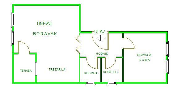 Glavna slika -Stan,NOVI SAD,TELEP,kv: 59.00, € 133900, ID: 1058319