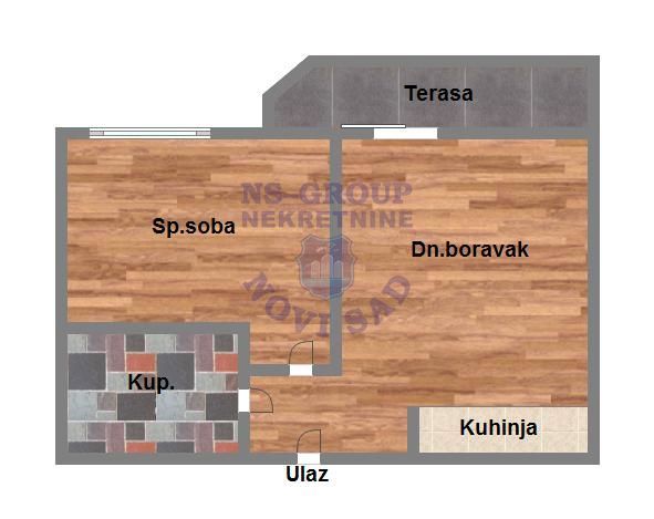 Slika 8 - 560281-Predstavljamo Vam nov dvosoban stan u zgradi vrhunskog kvaliteta.