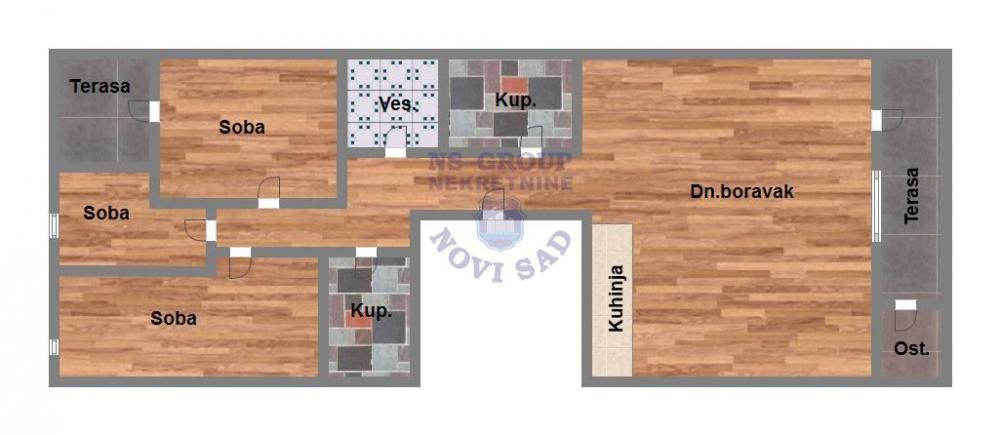 Slika 11 - Četvorosoban, 257820m2, Telep Novi Sad, sa terasom