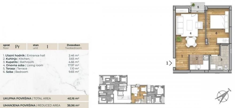 Slika 10 - LIMAN V / DVOSOBNI STANOVI U IZGRADNJI