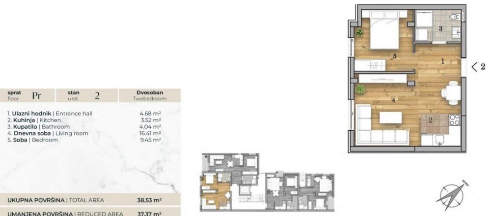 Slika 11 - LIMAN V / DVOSOBNI STANOVI U IZGRADNJI