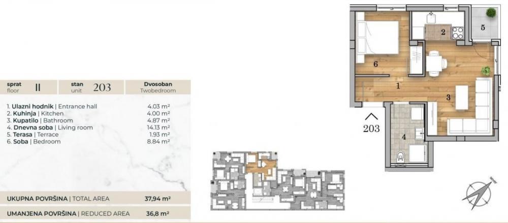 Slika 9 - LIMAN V / DVOSOBNI STANOVI U IZGRADNJI