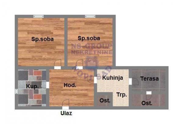 Slika 7 - U ponudi funkcionalan dvoiposoban stan na Avijaciji