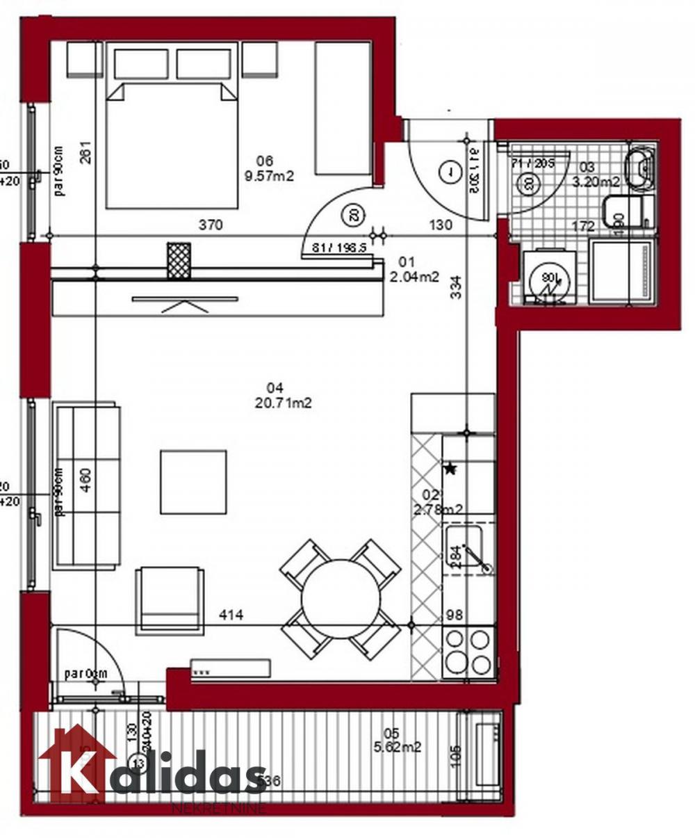 Slika 3 - Stan,NOVI SAD,TELEP,kv: 42, € 112500, ID: 1008408