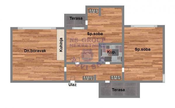 Slika 9 - 561175-Fenomenalan uknjižen trosoban stan. 