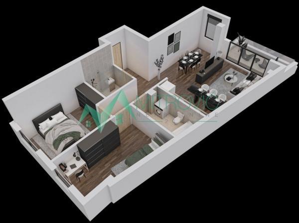 Glavna slika -Petrovaradin - Dvoiposoban stan 75 m3 u izgranji 