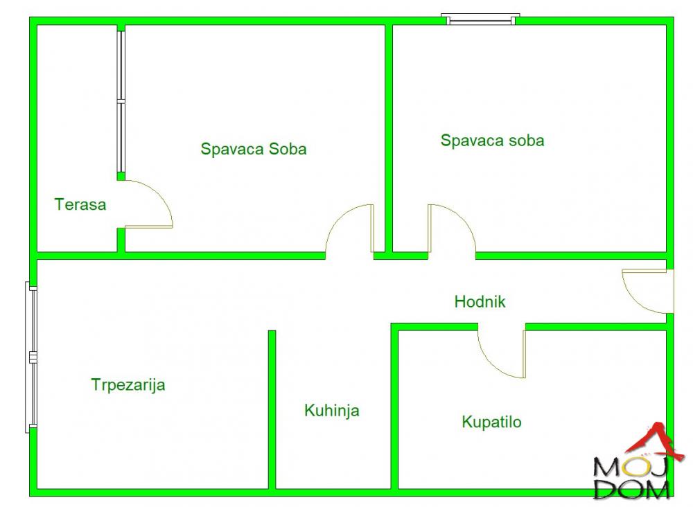 Slika 9 - Stan,NOVI SAD,BULEVAR,kv: 65, € 204200, ID: 1030365