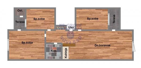 Slika 7 - Četvorosoban stan na Adicama