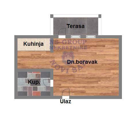 Glavna slika -Garsonjera 20m2 Sremska Kamenica
