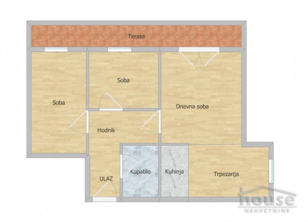 Slika 1 - Stan,NOVI SAD,ADICE,kv: 52.00, € 122000, ID: 1065166