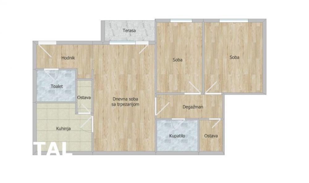 Glavna slika -Stan,NOVI SAD,CENTAR,kv: 65.00, € 181550, ID: 1101172