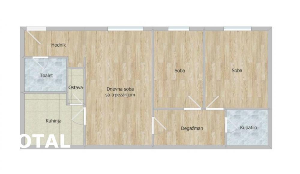 Glavna slika -Stan,NOVI SAD,CENTAR,kv: 62.00, € 174020, ID: 1101168