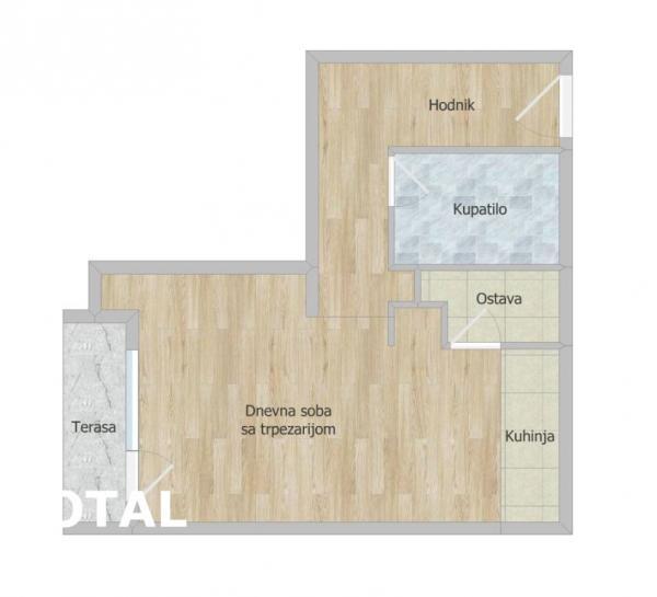 Glavna slika -Stan,NOVI SAD,CENTAR,kv: 40.00, € 117000, ID: 1101173