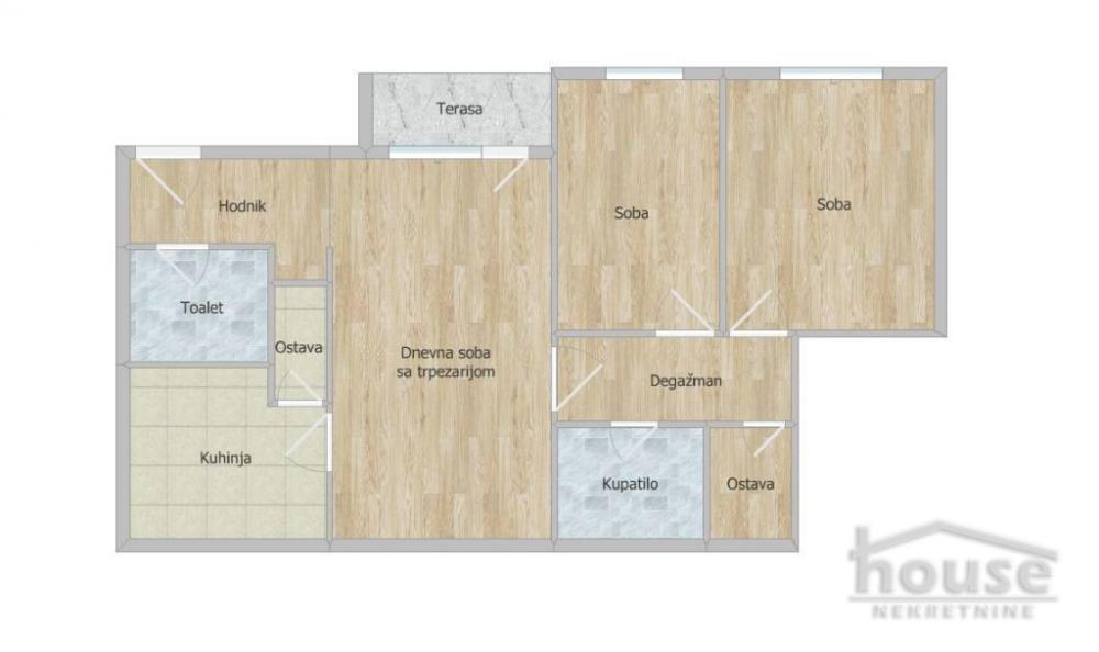 Glavna slika -Stan,NOVI SAD,CENTAR,kv: 65.00, € 181550, ID: 1064324