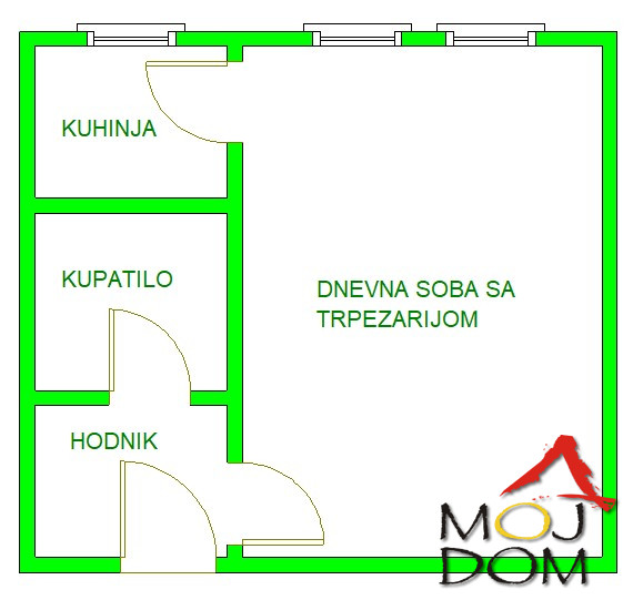 Slika 11 - Stan,NOVI SAD,NOVA DETELINARA,kv: 29, € 103000, ID: 1031552