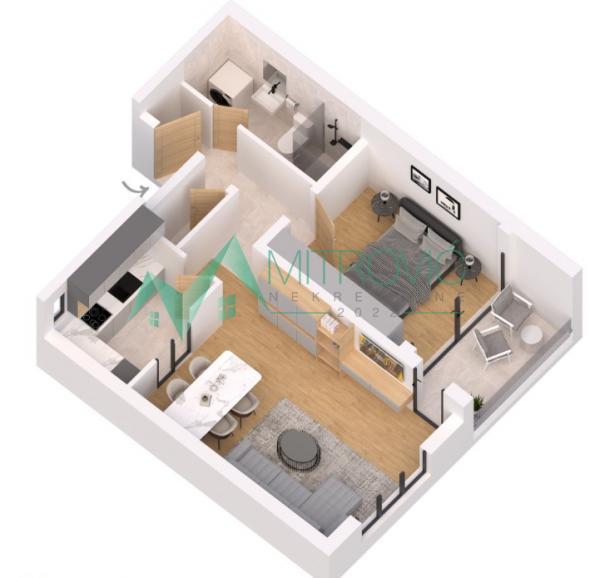 Glavna slika -Novi Sad, Bulevar Evrope - Komforan dvosoban stan 