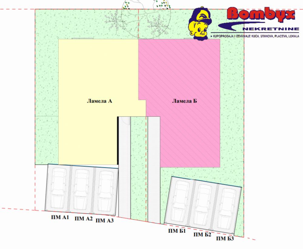 Slika 3 - Dvoiposoban 65m zgrada Pr+2 Petrovaradin  Mišeluk IZGRADNJA-