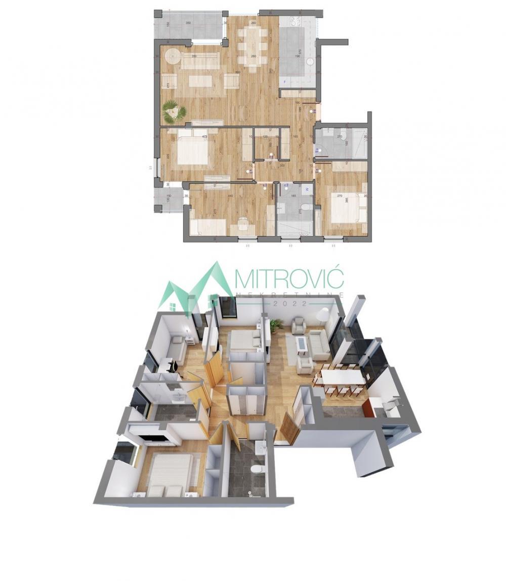 Glavna slika -Četvorosoban stan u urbanoj vili u Petrovaradinu