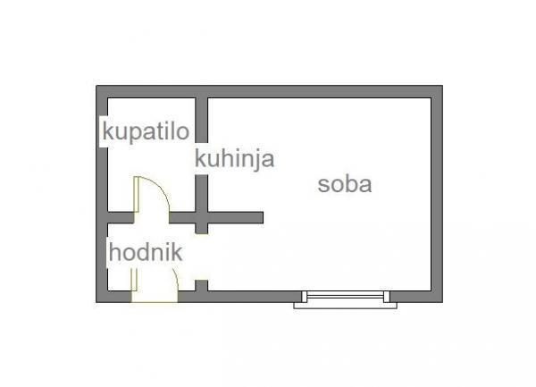 Glavna slika -Stan,NOVI SAD,CENTAR,kv: 24, € 77250, ID: 1019287