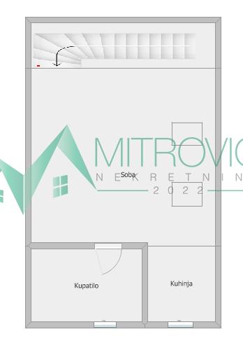 Glavna slika -Centar, 24m2. Jednosoban renoviran stan! 
