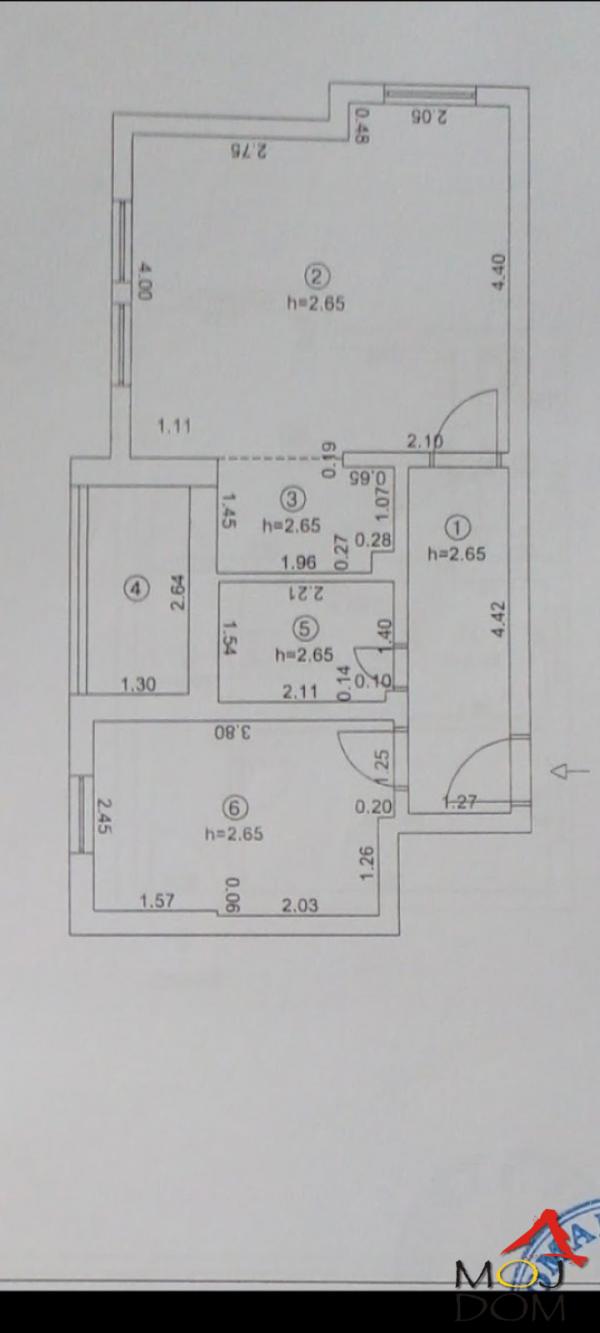 Slika 7 - Stan,NOVI SAD,DETELINARA,kv: 45, € 129780, ID: 1031700