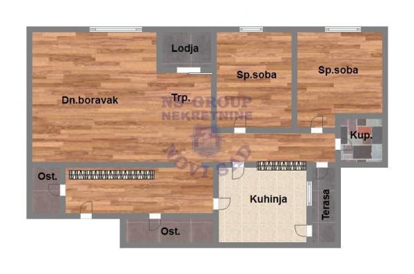 Slika 7 - 562340-Trosoban-80m2-Liman 4