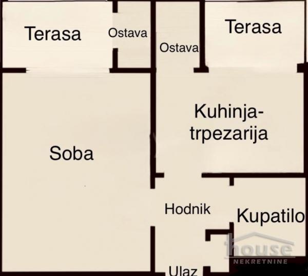 Slika 1 - Stan,NOVI SAD,CENTAR,kv: 42.00, € 119000, ID: 1065283