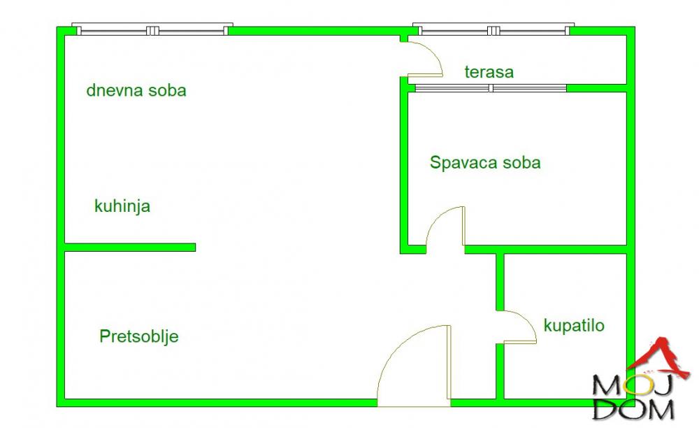 Slika 9 - Stan,NOVI SAD,ŠARENGRAD,kv: 42, € 154500, ID: 1031691