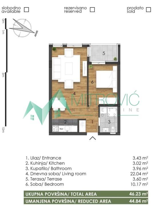 Glavna slika -Telep, fenomenalan dvosoban stan-izuzetna ponuda