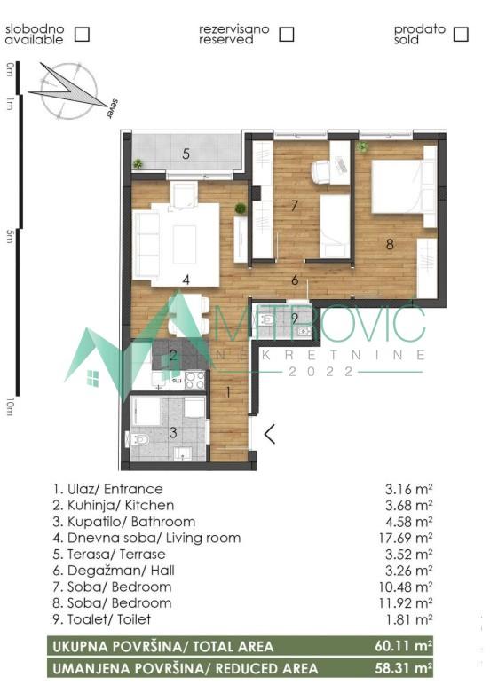 Glavna slika -Telep, fenomenalan trosoban stan-izuzetna ponuda