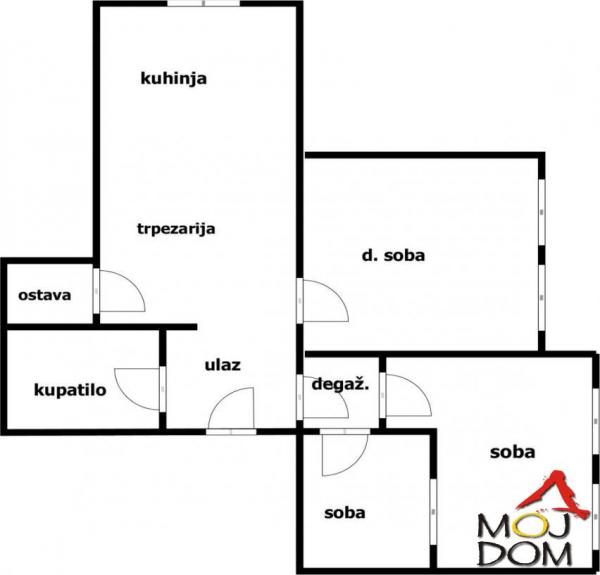 Slika 8 - Stan,NOVI SAD,STANICA,kv: 63, € 154500, ID: 1031741