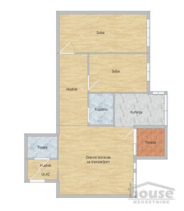 Slika 1 - Stan,NOVI SAD,SOCIJALNO,kv: 73.00, € 210000, ID: 1065340