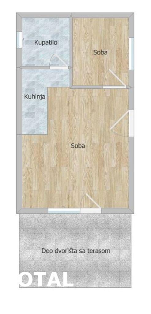 Glavna slika -Stan,VETERNIK,CENTAR,kv: 28.00, € 54000, ID: 1102221