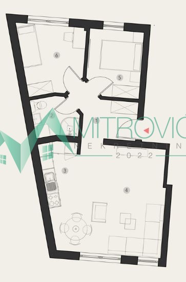 Slika 1 - NA PRODAJU - Dvoiposoban stan na Podbari, mogućnost povrata PDV-a 