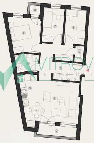 Slika 1 - NA PRODAJU - Troiposoban stan na Podbari, mogućnost povrata PDV-a 