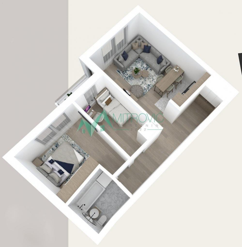 Glavna slika -NA PRODAJU - Dvoiposoban stan na Podbari, mogućnost povrata PDV-a 