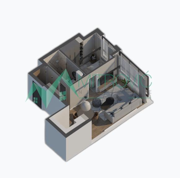 Glavna slika -Novi Sad, Sajam - Luksuzni stanovi u novogradnji - odlična lokacija! 36,62 m2 m2 