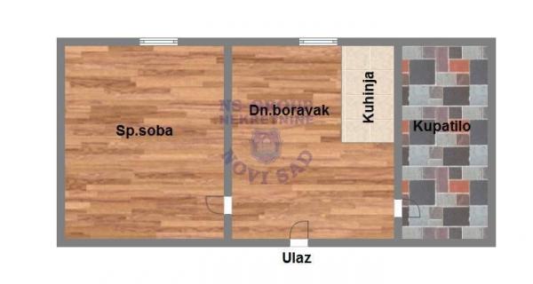 Slika 7 - Jednoiposoban, 29m2, Veternik Novi Sad, sa parkingom