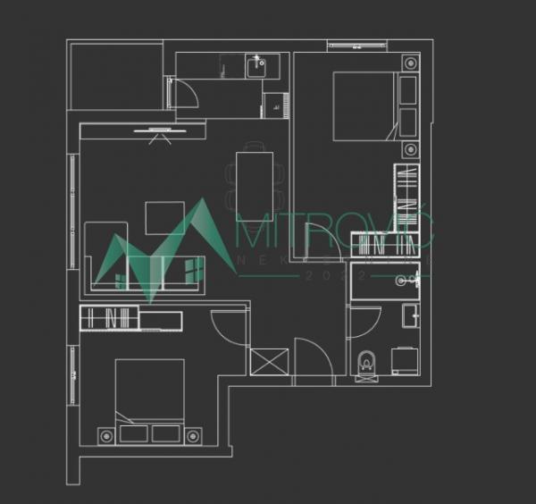 Slika 1 - Telep, fenomenalan trosoban stan-izuzetna ponuda