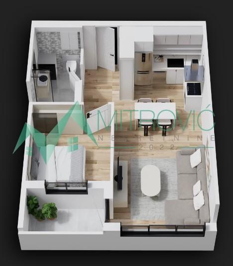 Glavna slika -Telep, fenomenalan dvosoban stan-izuzetna ponuda