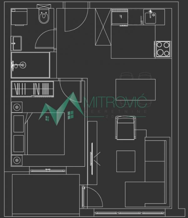 Slika 1 - Telep, fenomenalan dvosoban stan-izuzetna ponuda