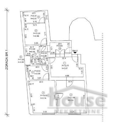 Slika 1 - Stan,NOVI SAD,CENTAR,kv: 88.00, € 255000, ID: 1065104