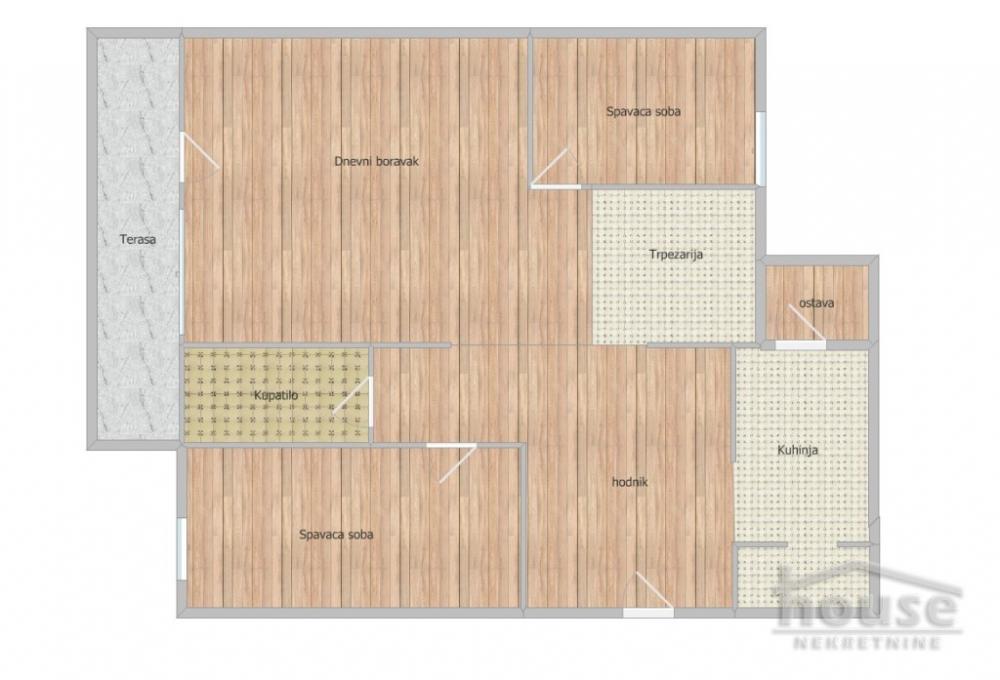 Slika 8 - Stan,NOVI SAD,BULEVAR EVROPE,kv: 75.00, € 138000, ID: 1065482