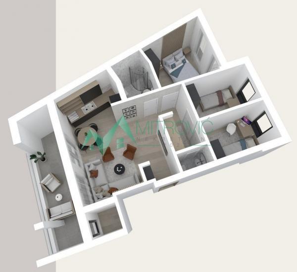 Glavna slika -NA PRODAJU - Troiposoban stan na Podbari, mogućnost povrata PDV-a 